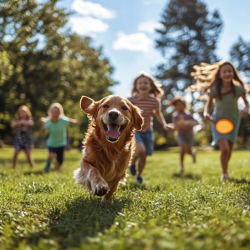 Happy dog running outdoors — The Pelkora Disc